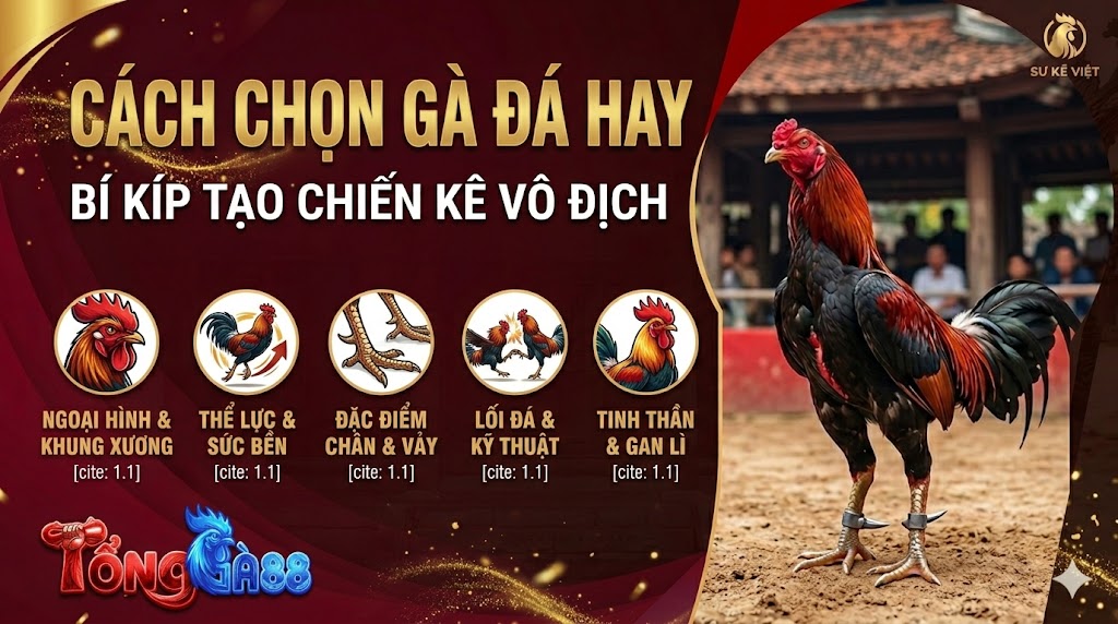 cách chọn gà đá hay