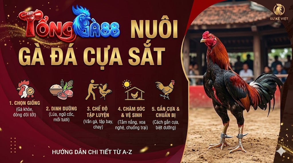Cách Nuôi Gà Đá Cựa Sắt