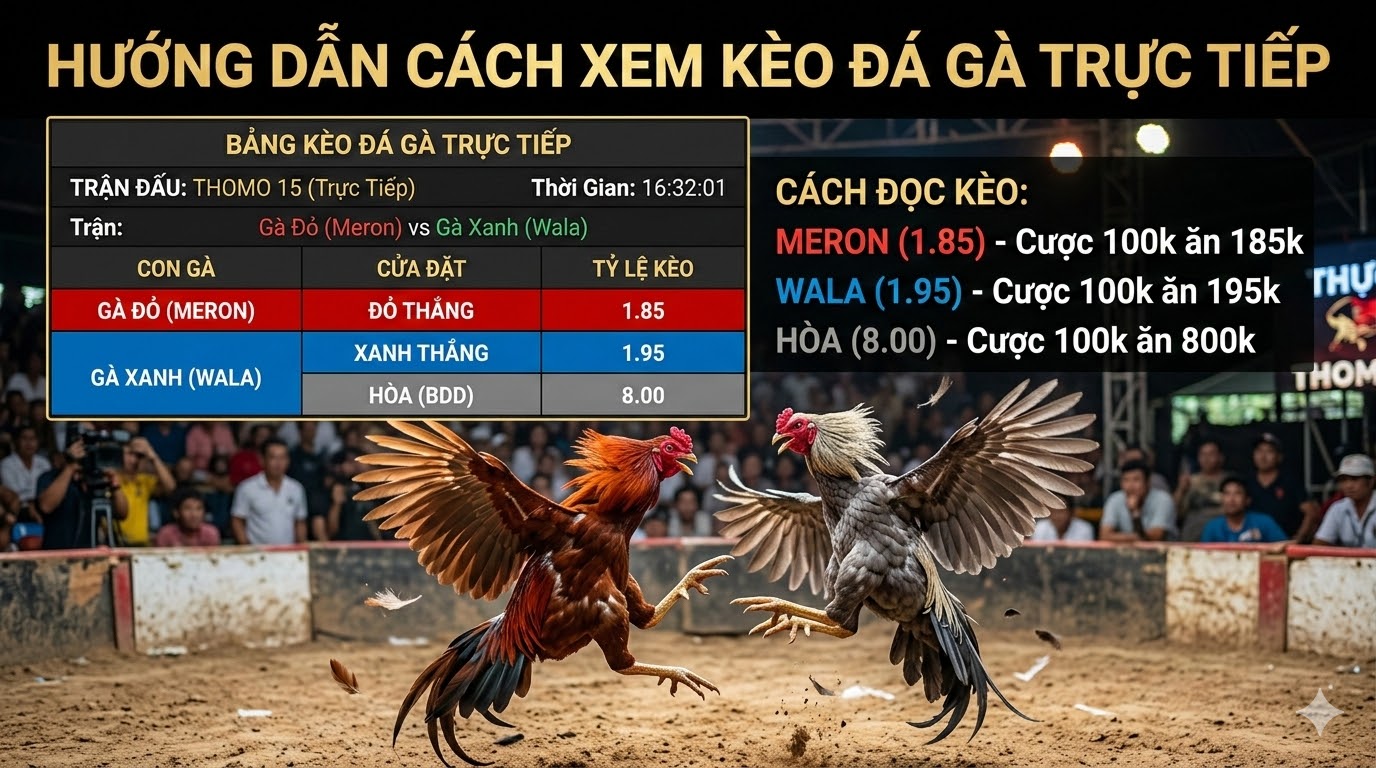 Cách Xem Kèo Đá Gà