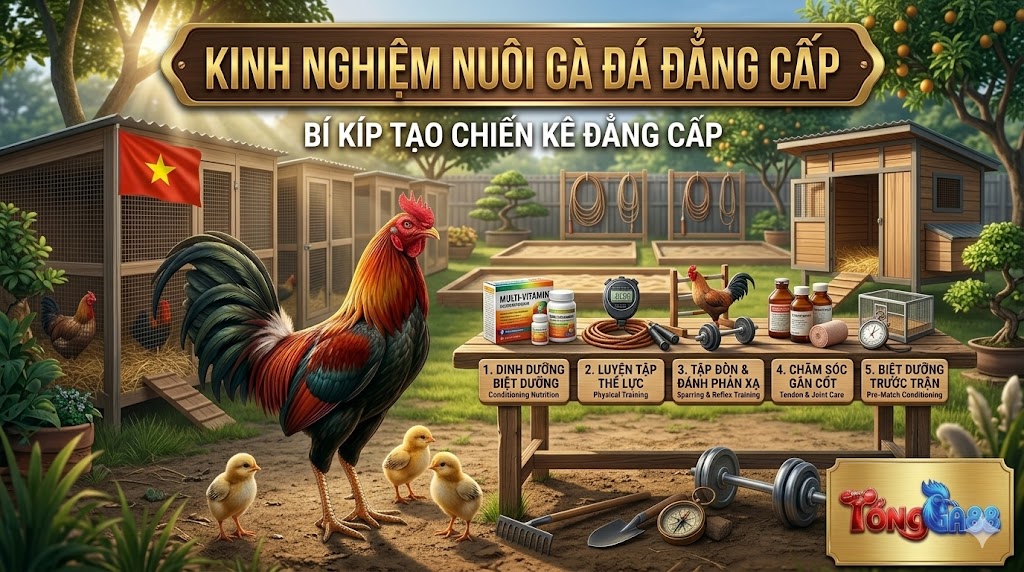 kinh nghiệm nuôi gà đá